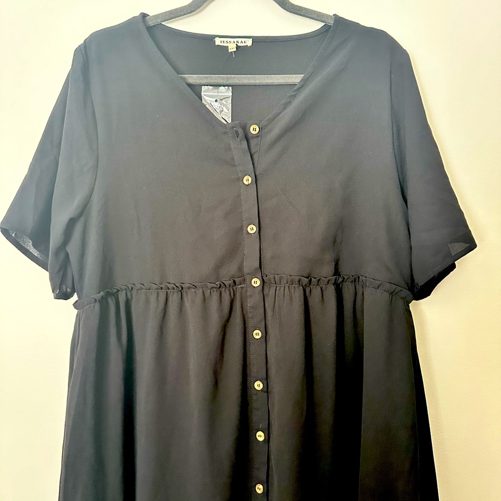 Jessakae Maxi Dress with Buttons